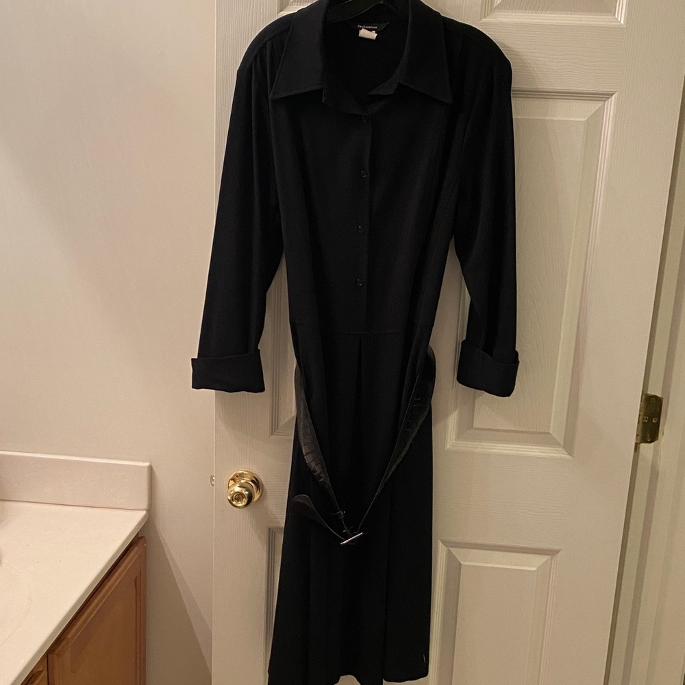 Fashionista Black Long Sleeve Dress